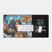 Yeti Bigfoot Sasquatch Selfie Bureaumat (Keyboard & Muis)