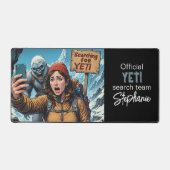 Yeti Bigfoot Sasquatch Selfie Bureaumat (Voorkant)