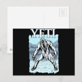 Yeti Briefkaart (Voorkant / Achterkant)