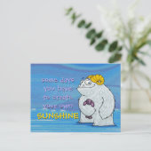 Yeti, briefkaart (Staand voorkant)