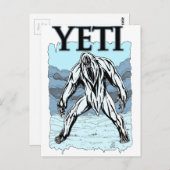 Yeti Briefkaart (Voorkant / Achterkant)