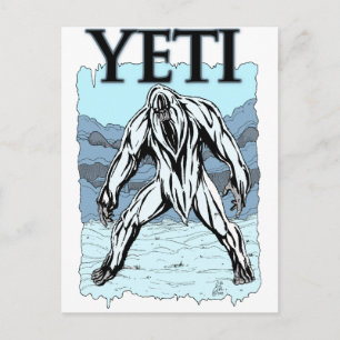 Yeti Briefkaart