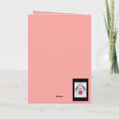 Yeti Couple Valentine's Day Card - Whimsical  Kaart (Achterkant)