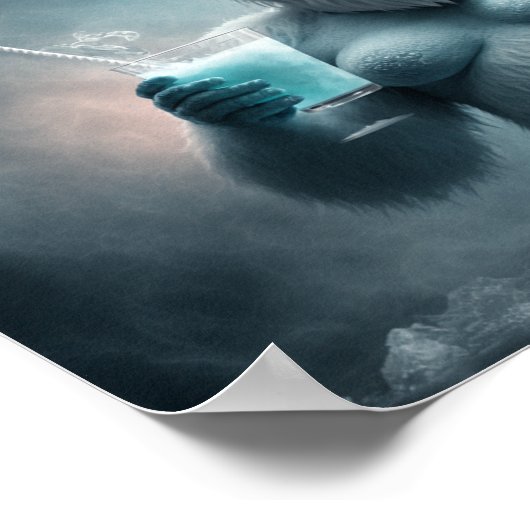 Yeti drink cocktail poster (Hoek)