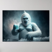 Yeti drink cocktail poster (Voorkant)
