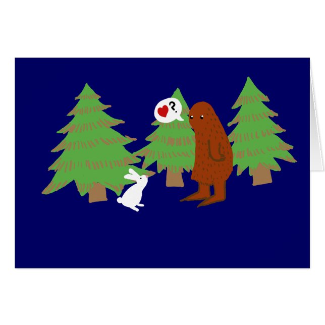 Yeti en Bunny Discussions Love (Voorkant Horizontaal)