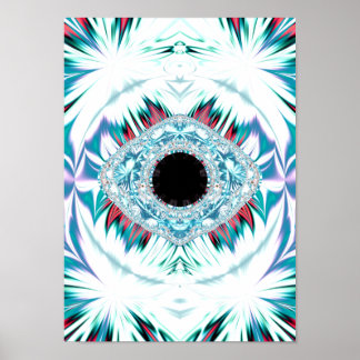 yeti en het heilige oog poster