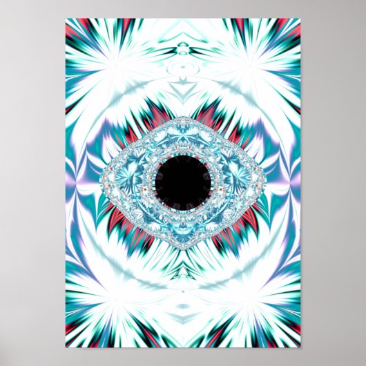 yeti en het heilige oog poster (Voorkant)