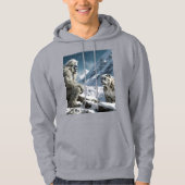 Yeti en het sneeuwluipaard hoodie (Voorkant)