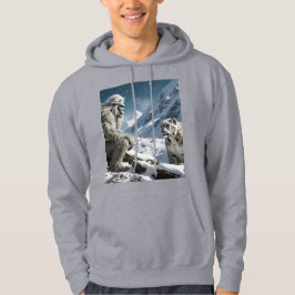 Yeti en het sneeuwluipaard hoodie