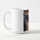 Yeti en het sneeuwluipaard koffiemok (Links)