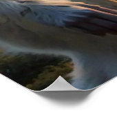 Yeti en het sneeuwluipaard poster (Hoek)