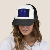 Yeti Face in Wooden Crate Trucker Pet (In situ)