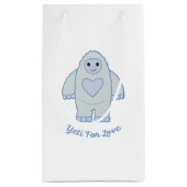Yeti for Love Klein Cadeauzakje (Achterkant)
