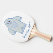 Yeti for Love Tafeltennisbatje (Zijkant)