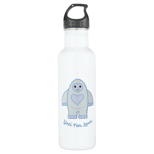 Yeti for Love Waterfles (Voorkant)