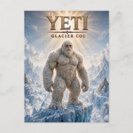 Yeti Glacier Col Dark Cinema Briefkaart