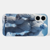 Yeti Guardian Case-Mate iPhone Case (Achterkant (horizontaal))