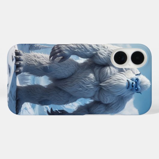 Yeti Guardian Case-Mate iPhone Case (Achterkant (horizontaal))