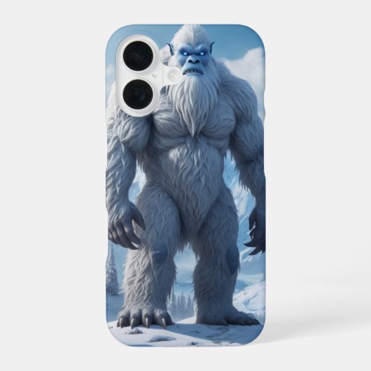 Yeti Guardian iPhone 16 Hoesje (Achterkant)