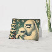 Yeti Holiday Kaart (Voorkant)