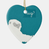 Yeti Hug Keramisch Ornament (Rechts)