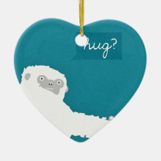 Yeti Hug Keramisch Ornament