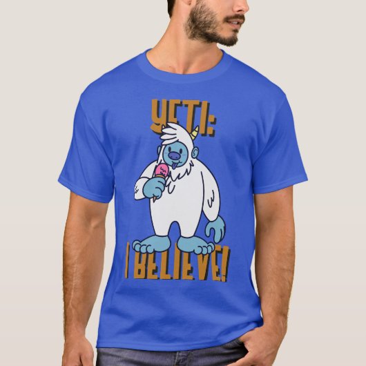 YETI: IK GELOOF T-SHIRT (Voorkant)