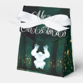 Yeti in het Oerwoud" Party Favoriet Box Bedankdoosjes (Voorkant Zijde)