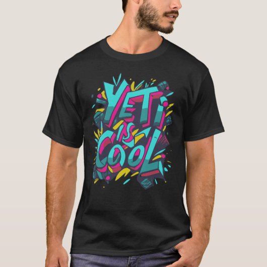 Yeti is cool t-shirt (Voorkant)