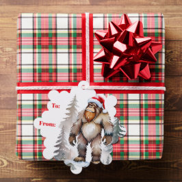 Yeti Kerstmis, Bigfoot, Sasquatch Kerstmis Ornament Kaart