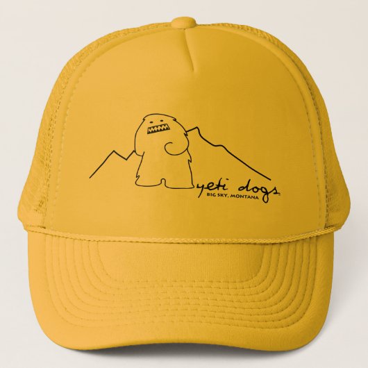 Yeti Lone Peak Trucker Hat (Donkere Logo) Trucker Pet (Voorkant)