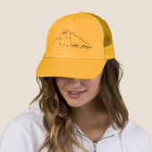 Yeti Lone Peak Trucker Hat (Donkere Logo) Trucker Pet (In situ)