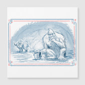 Yeti Magnetische Kaart (Voorkant)