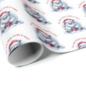 Yeti met cadeau – niet openen cadeaupapier (Rol Hoek)