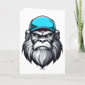 Yeti of niet, het is je verjaardag kaart (Achterkant)