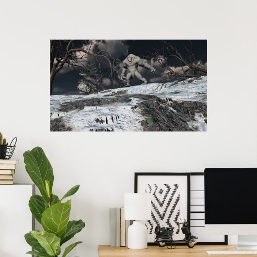 Yeti Poster (Thuiskantoor)