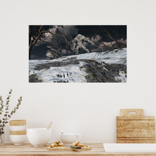 Yeti Poster (Keuken)