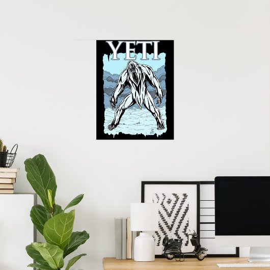 Yeti Poster (Thuiskantoor)
