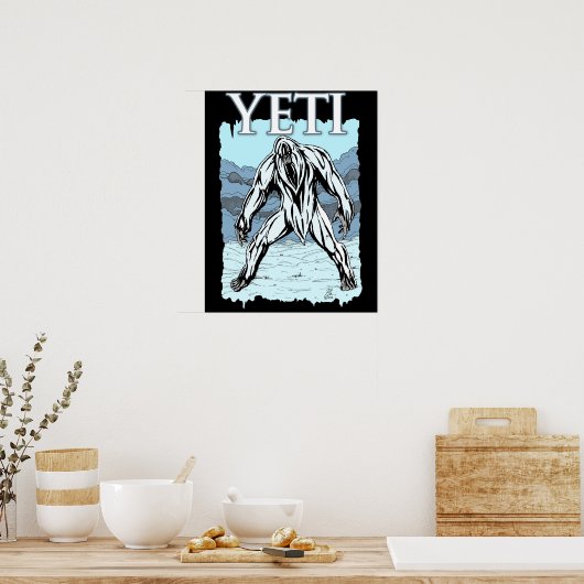 Yeti Poster (Keuken)
