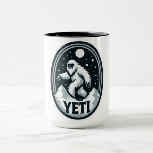 Yeti reizen rond Snow Mount Coffee Mok (Midden)
