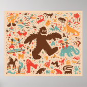 Yeti Romp Adventure Kinder Print (Voorkant)