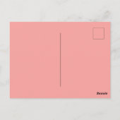 Yeti Sasquatch Couple Valentine's Day Postcard Briefkaart (Achterkant)