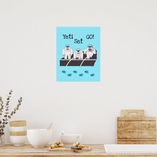 Yeti Set Go Poster (Keuken)