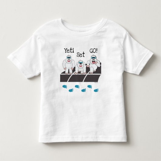 Yeti Set Go Toddler T-shirt (Voorkant)