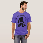 Yeti Ski Instructor T-shirt Mountain Ape Snowman (Voorkant volledig)
