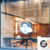 Yeti Snowflakes Window Decal – Leuke vakantie deco (Cafe Raam)