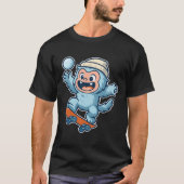 Yeti Snowll Skateboard Fun  T-shirt (Voorkant)