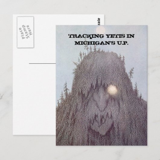 YETI TRACKING YETIS TERRAIN BRIEFKAART EZ2CUSTOMIZ (Voorkant / Achterkant)
