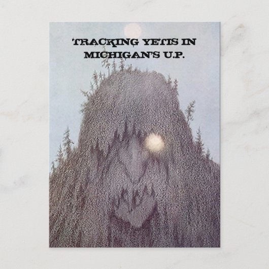 YETI TRACKING YETIS TERRAIN BRIEFKAART EZ2CUSTOMIZ (Voorkant)